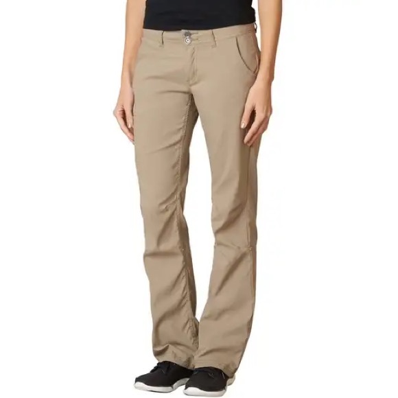 Prana Halle Pants Stretch Zion Convertible Climbing Hiking Outdoor Khaki Size 2 - Picture 1 of 13